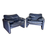 Maralunga armchair by Vico Magistretti for Cassina