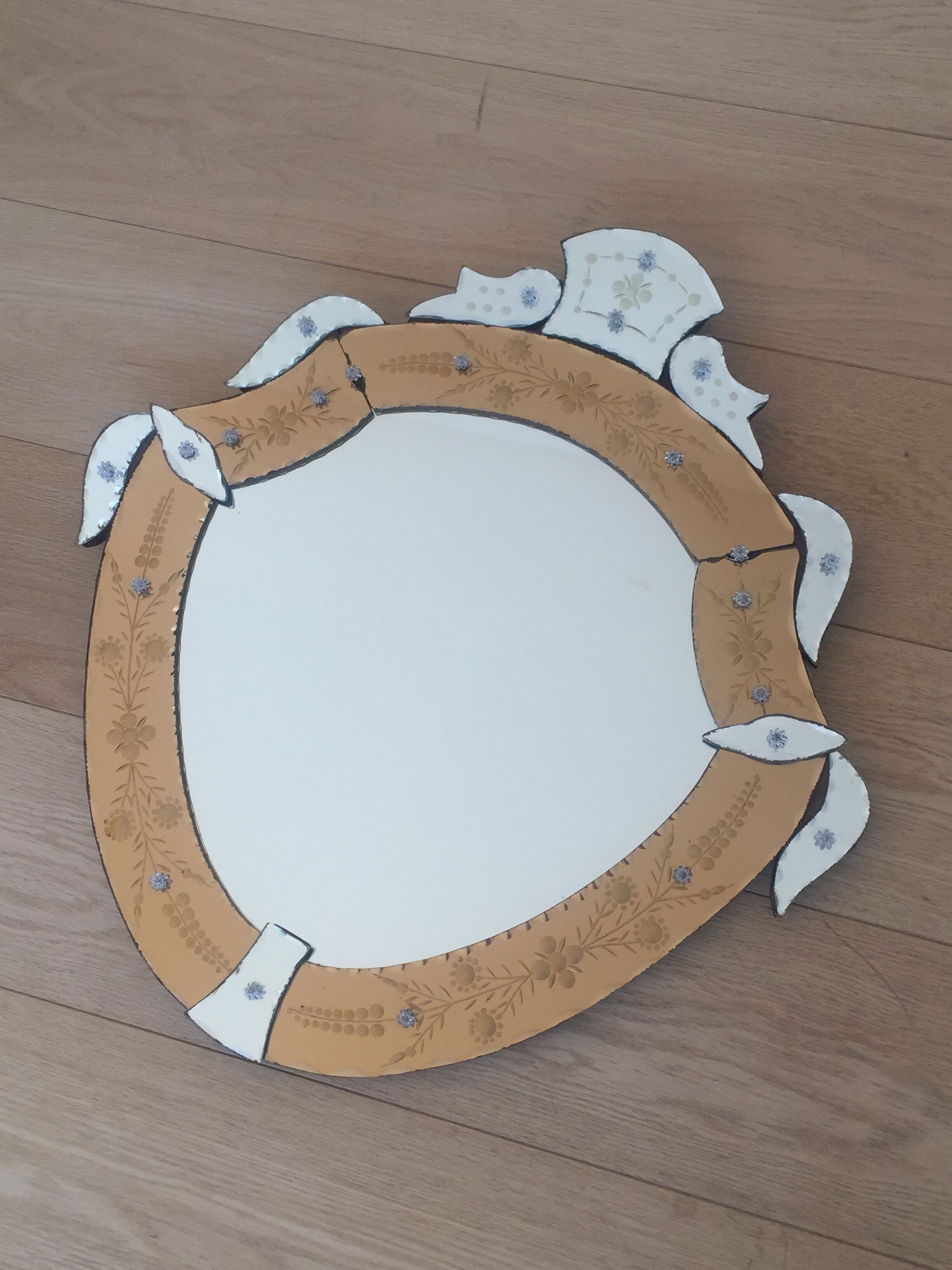 mirror Venetian murano 60x63cm