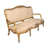 French golden sofa in Louis XV style