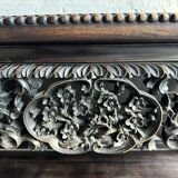 Antique 19th century Qing Dynasty hand carved console circa 1860, China.