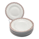 Service porcelain plates Limoges collab Bernardaud