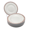 Service assiettes en porcelaine Limoges collab Bernardaud