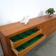Deens design en teck Bramin dressoir, buffet vintage