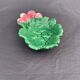 Vintage Vallauris ceramic catchall leaf radish handmade France