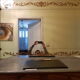 Large brasserie bistro mirror in eglomised glass