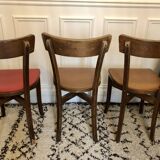 Set of 3 vintage bistro chairs