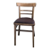 15 vintage Frankfurter chairs, dark wood, padded seat.