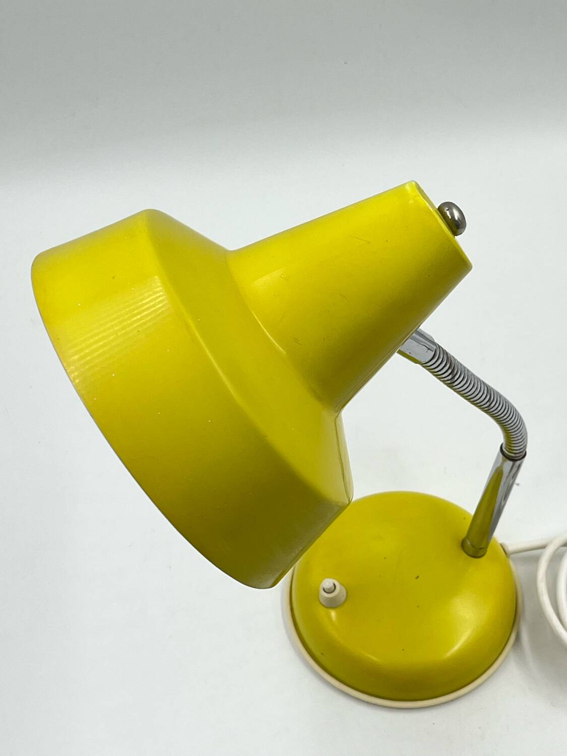 Vintage yellow desk lamp