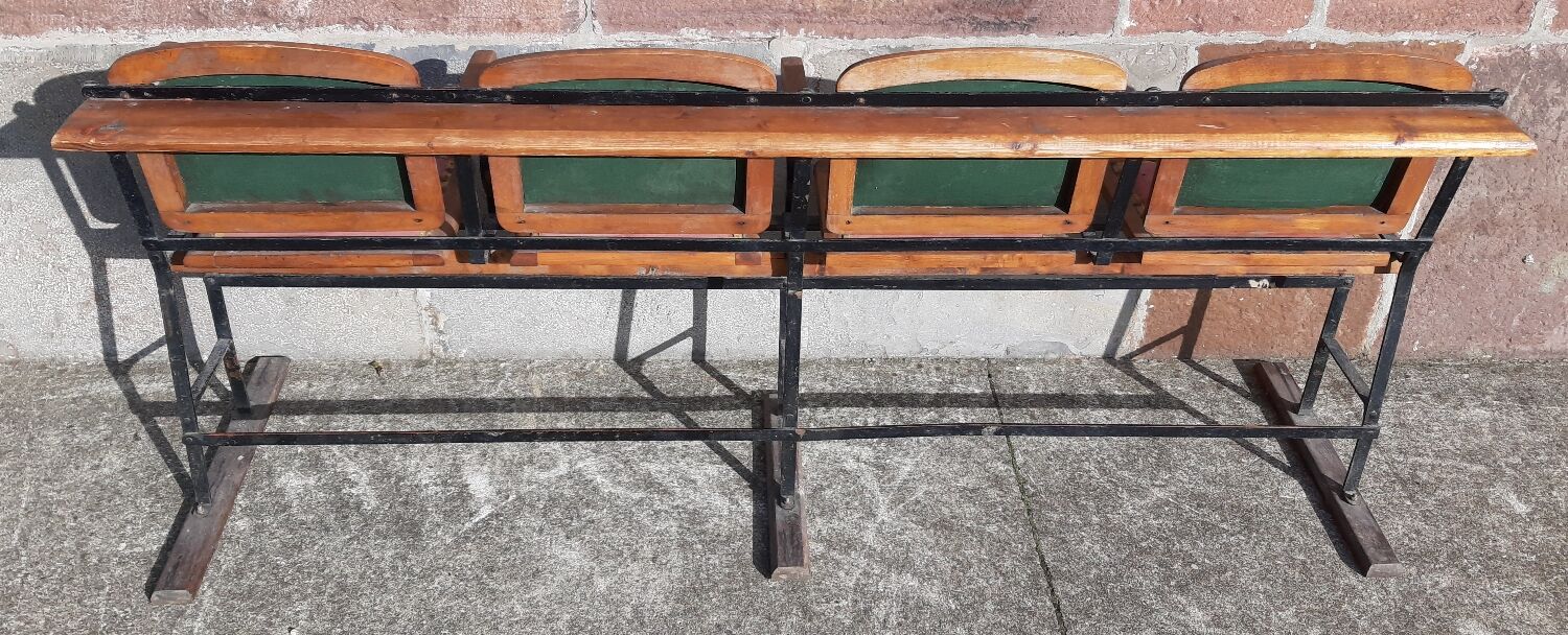 4 seater cinema bench