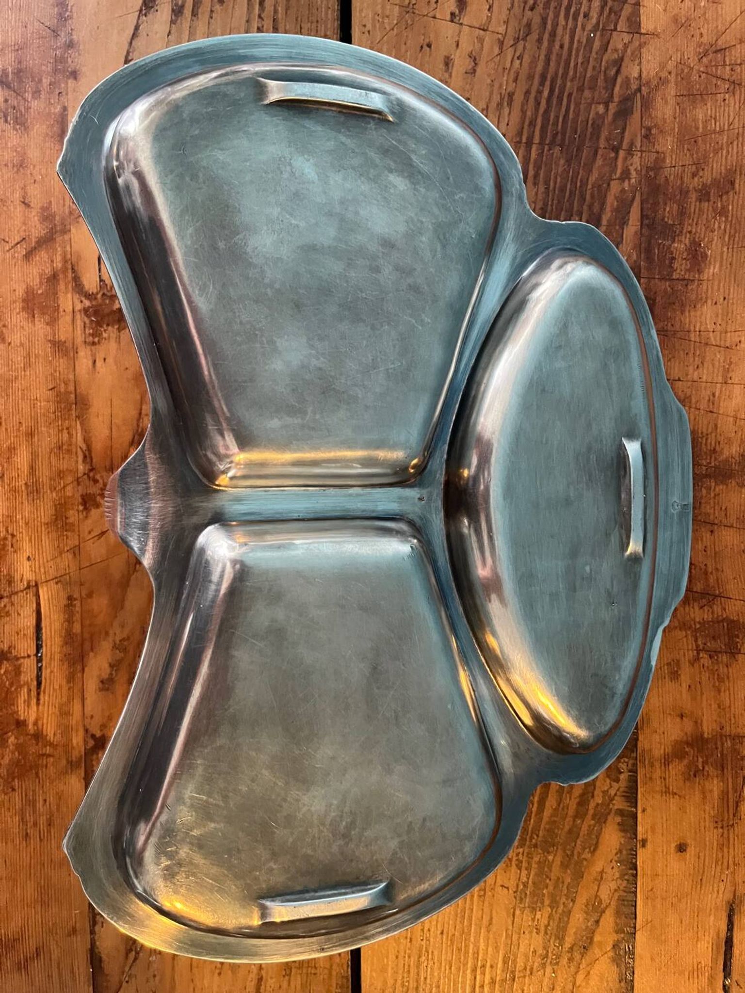 Tray, display in silver metal gallia for Christofle