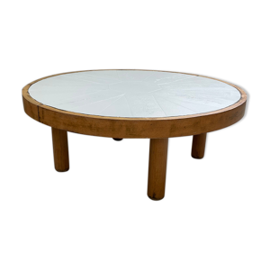Table basse ronde céramique