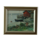 Huile sur toile vintage – « Sjöbodar »