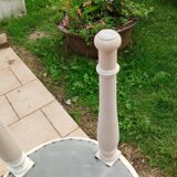 Paire de tabourets poufs anciens style louis xvi