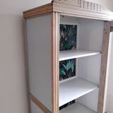 Armoire vitrine art deco vintage relookée