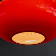 Vintage Czechoslovak Glass Hanging Lamp By Osvětlovací Sklo, 1970s
