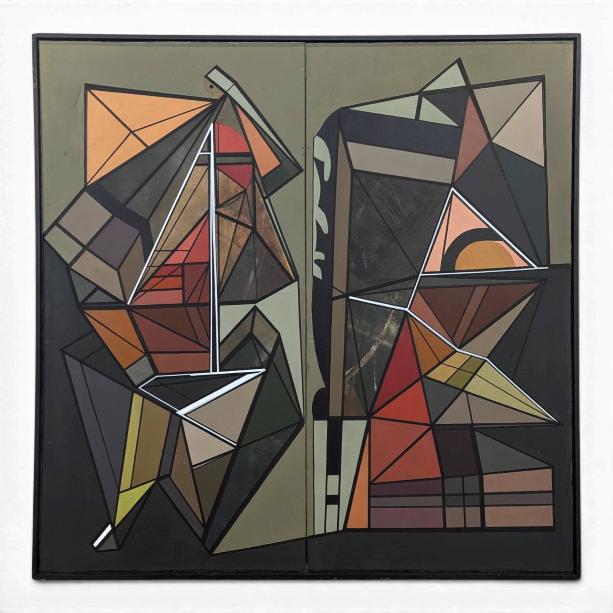 Large abstract painting