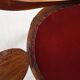 Chaise gondole Art Déco en bois massif