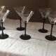 Black stemware vintage