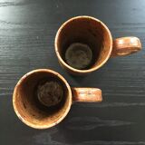 Pair of brutalist mugs