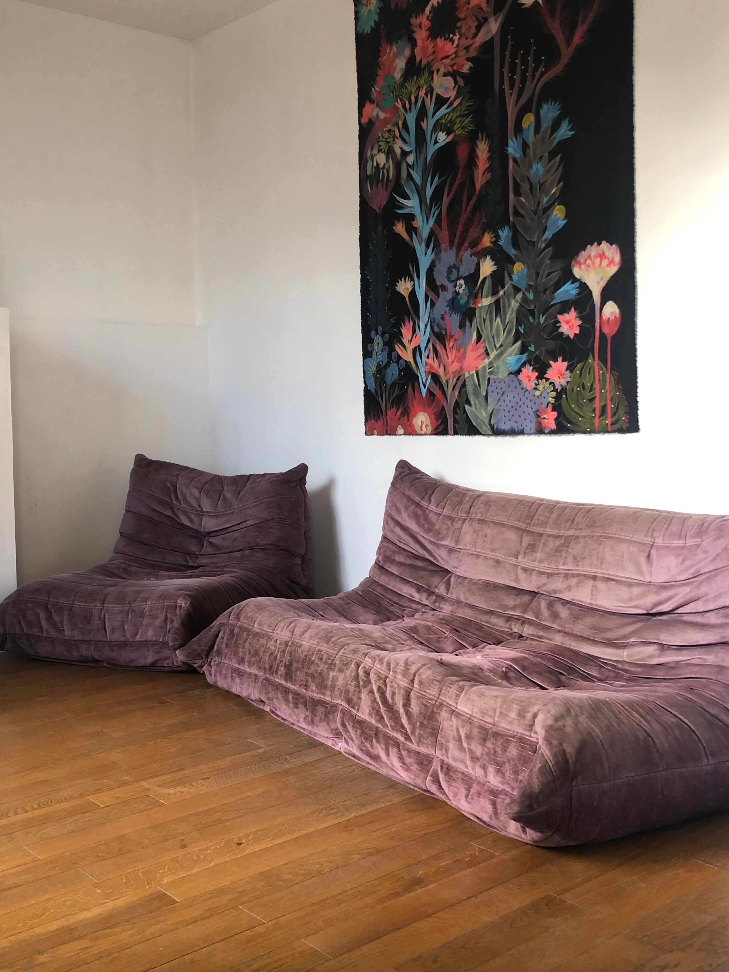 Togo Line Roset Michel Ducaroy Exhibition Set