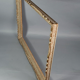 Old frame 68x48 foliage 58x41 cm carved wood ceruse style Montparnasse SB