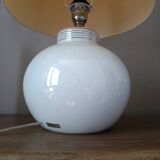 Lampe de salon blanche moderne céramique sphère | modèle Beaulieu