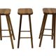 Vintage bar stool plant stool pinewood pinewood 1960s