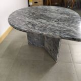 Grey marble coffee table