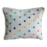 Berber cushion with bright patterns