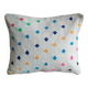 Berber cushion with bright tiles