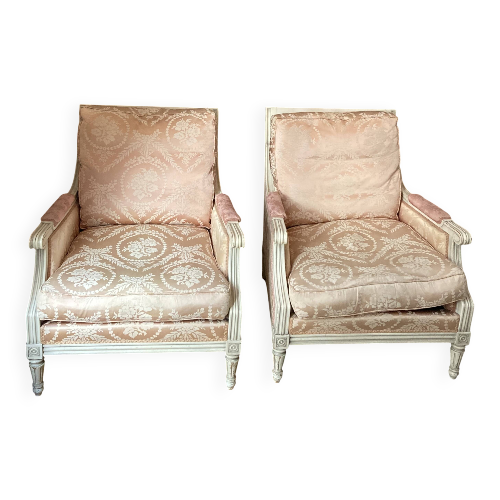 Fauteuil Bergère Louis XVI