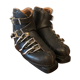 Old leather ski boots