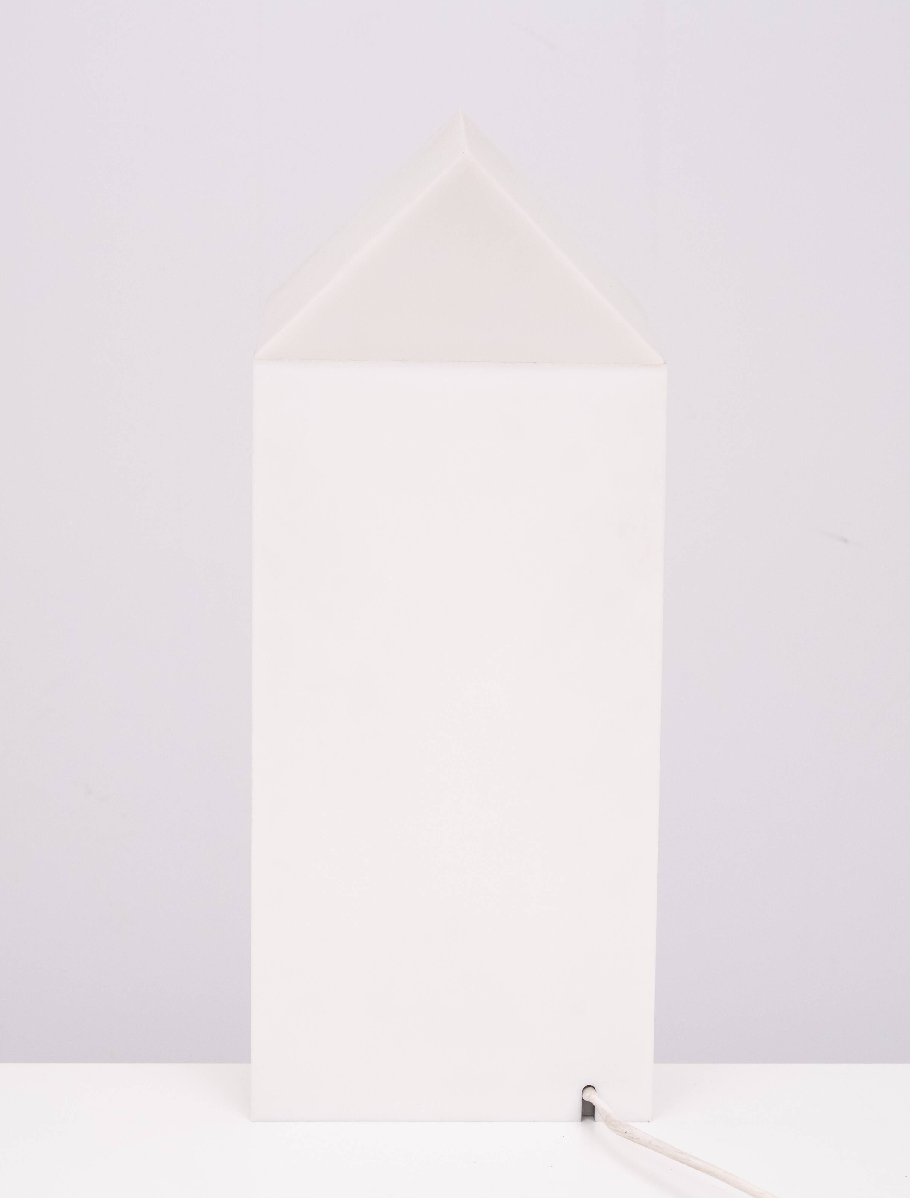 v.d.Made Modern Table Lamp, Hand-Crafted Synthetic, Netherlands, 1980s