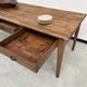 Old farmhouse table (50s) with 3 drawers