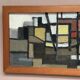 Original Swedish Oil on Canvas – “Abstract Composition” – Signed – Dated 1959 – Vintage & Framed – 77 × 35 cm
