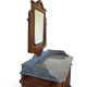 The antique walnut vanity , 19th century