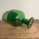 Vintage green bottle glass vase
