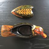 Lacquered wood duck box