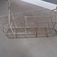 Old metal bottle holder