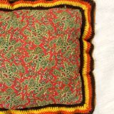 Coussin 70 au crochet Granny Square