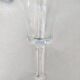 9 chiseled crystal stemmed glasses from the 70s