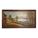 Old landscape painting by mr. pesanti