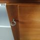 Large vintage row in blond wood