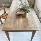 2m oak farm table