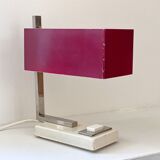 Mid century desk lamp with a rectangular shade