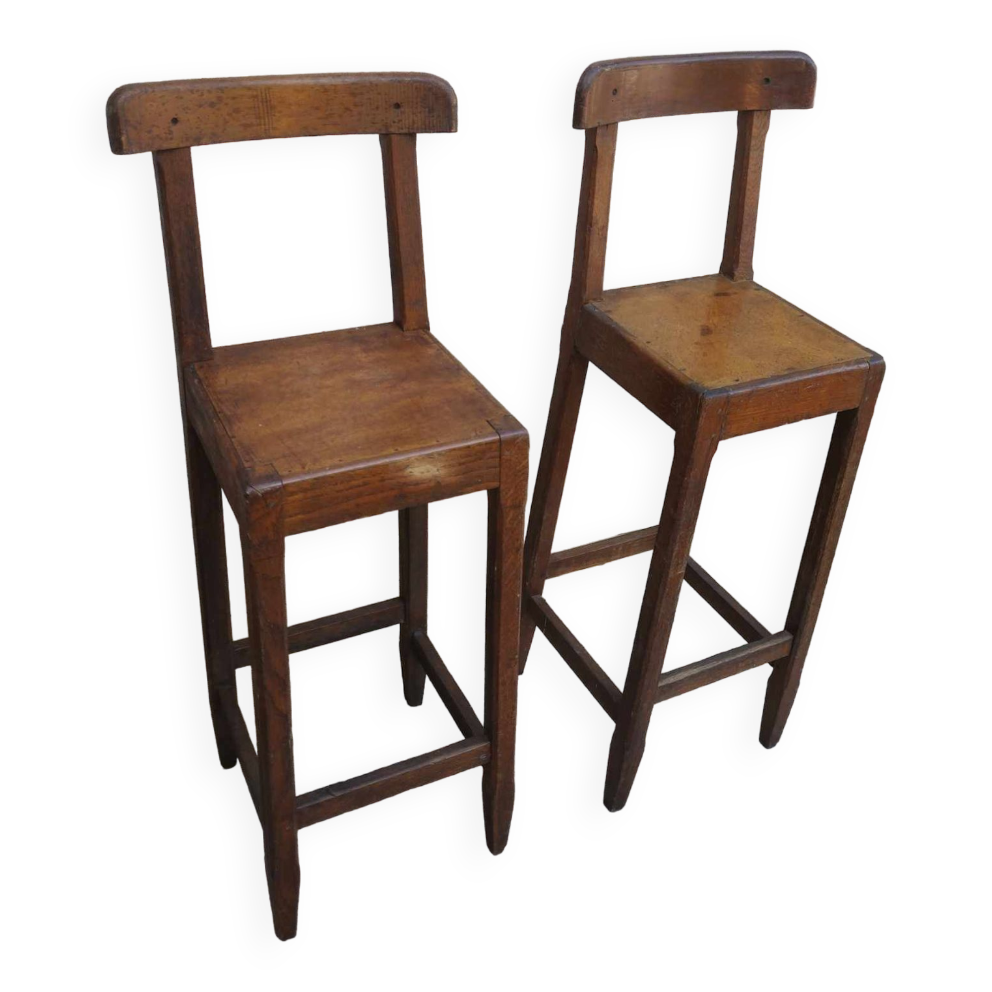 Antique bistro high chairs