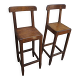 Antique bistro high chairs