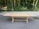 Renovated extendable farmhouse dining table made of solid raw oak from the 1950s.