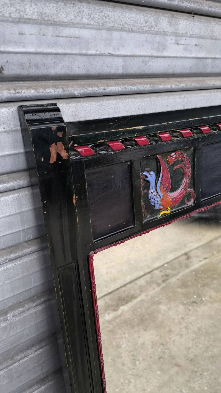 Japanese trumeau mirror, 1950s