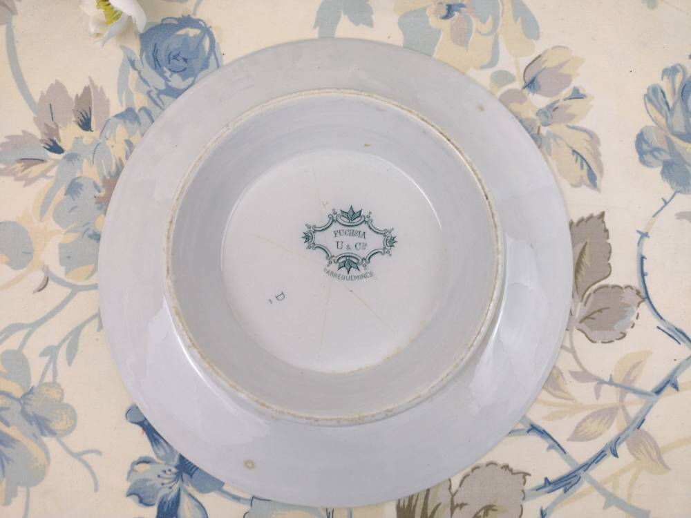 Sarreguemines “Fushia” Foot Shower Plate